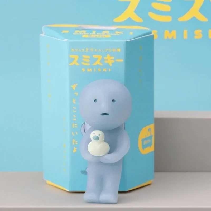New Smiski Bath Serie Mystery Cute Glow In The Dark Green Doll Action Figures Cartoon Desktop Blind Box Model Gift Doll Toys J251024