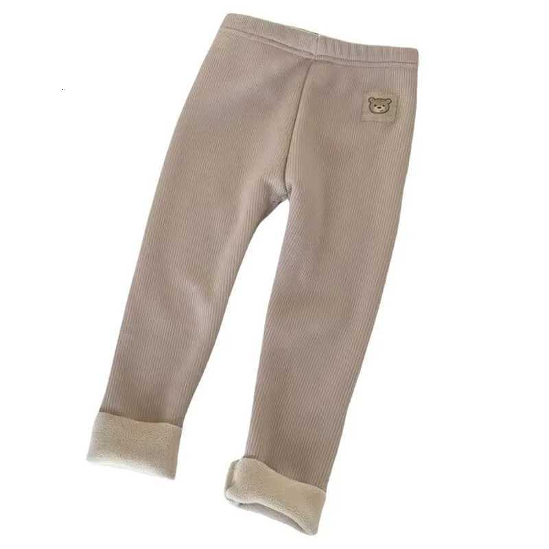 Kids Boys Pants Autumn Winter Thick Warm Girls Leggings Solid Color Childrens Pant Kids ClothesT251024