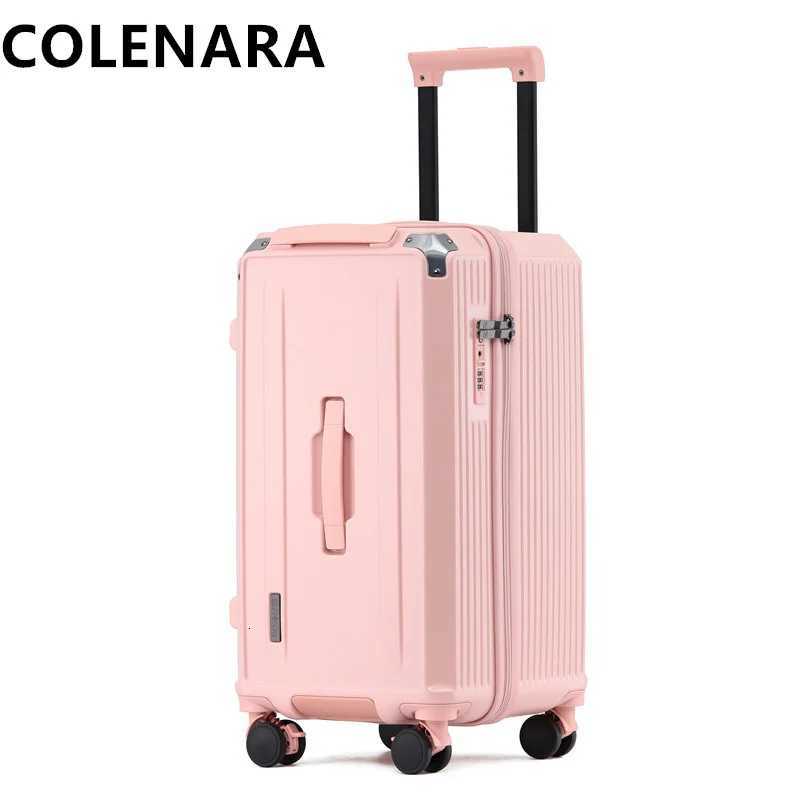 COLENARA High Quality Luggage 2830 Large Capacity Trolley Case 2226 ABSPC Cart Type Duffel Bag 3234 Inch Travel SuitcaseW251024