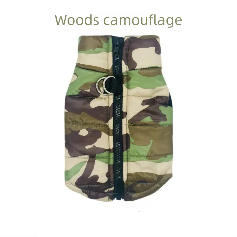 2025 new K3163 Pet winter coats for autumn and winter, thick fleece-lined clothes, large dog traction-resistant windproof jackets