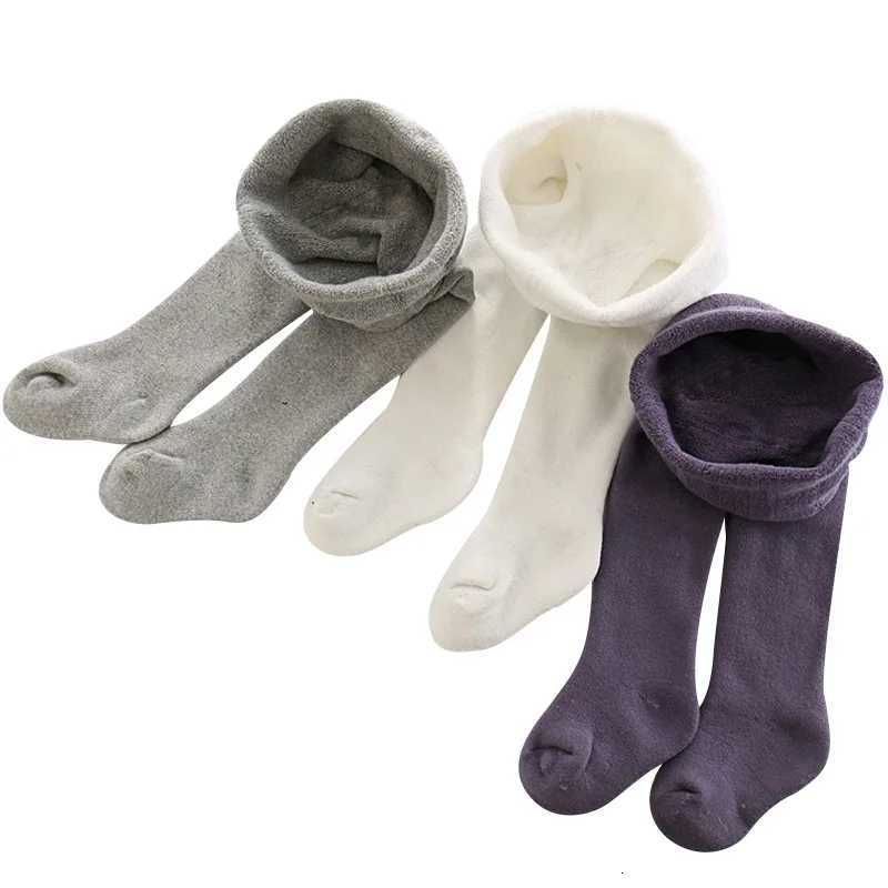 Baby Girl Cotton Tights Winter Terry Thicken Children Pantyhose Heart Print Tights for Girls Toddler Leggings SuitableT251024