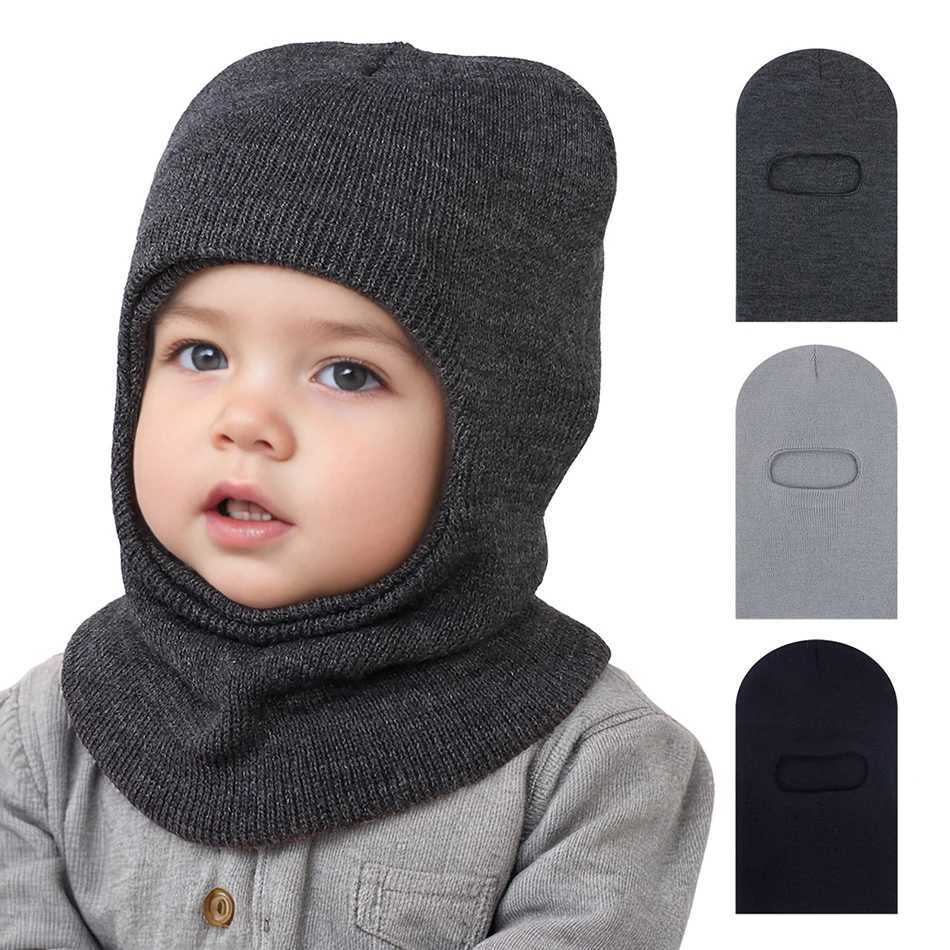 Kids Winter Beanie Knitted Hat Warm Baby Infant Solid Color Pullover Cap Cozy Autumn Baby Girl Boy Clothing AccessoriesL251024