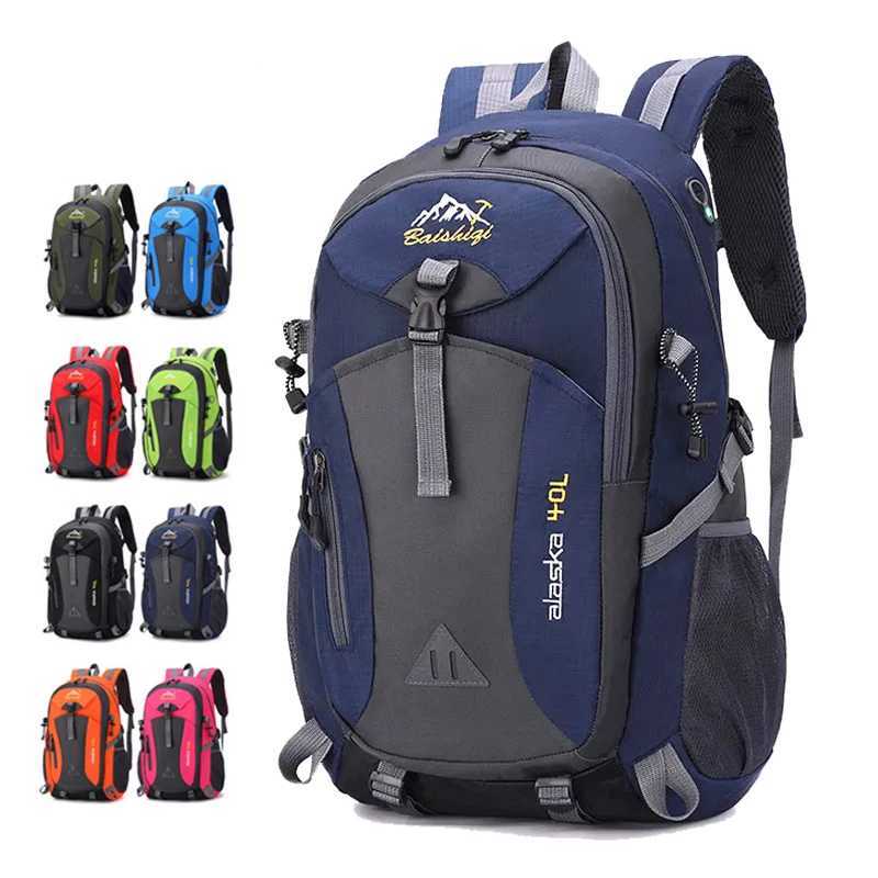 Unisex Hiking Backpack 2024 New Women and Men Outdoor Mountaineering Bag Large Capacity Travel Camping Storage Bags J251024