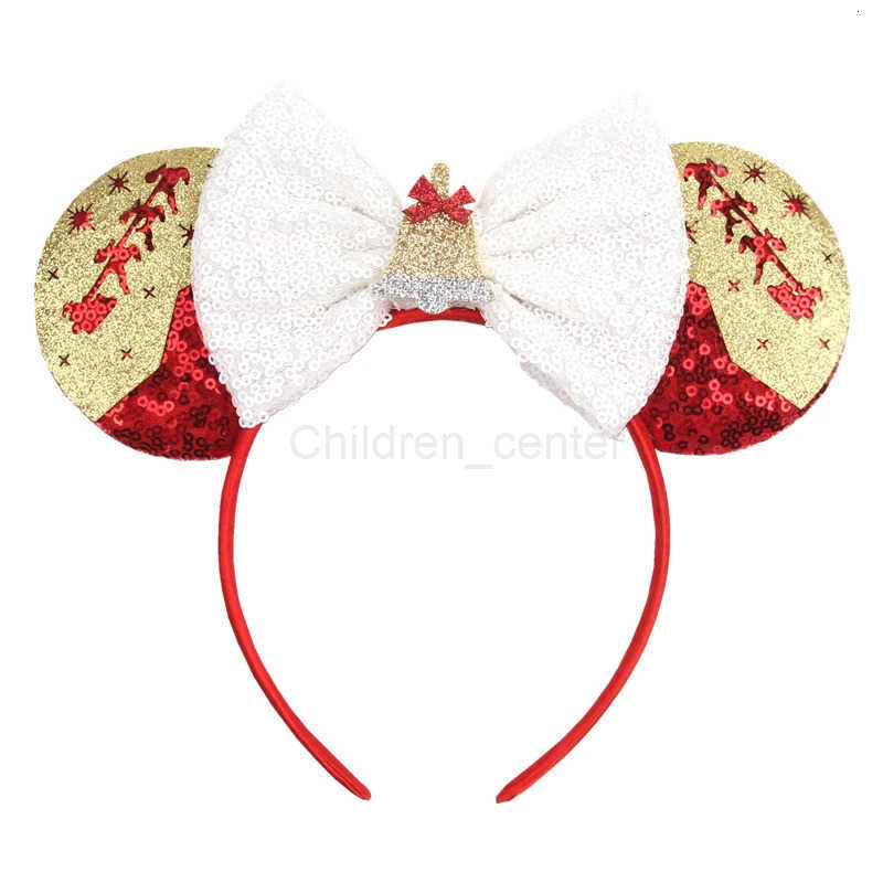 Disney Christmas Cute Mouse Ear Headband for Girls - Festive Holiday Accessory with Adjustable Band