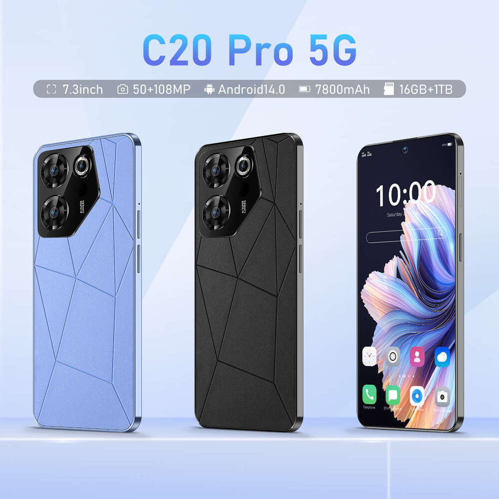New Model C Pro G Android True Phone GB Smartphone Inch Large Screen