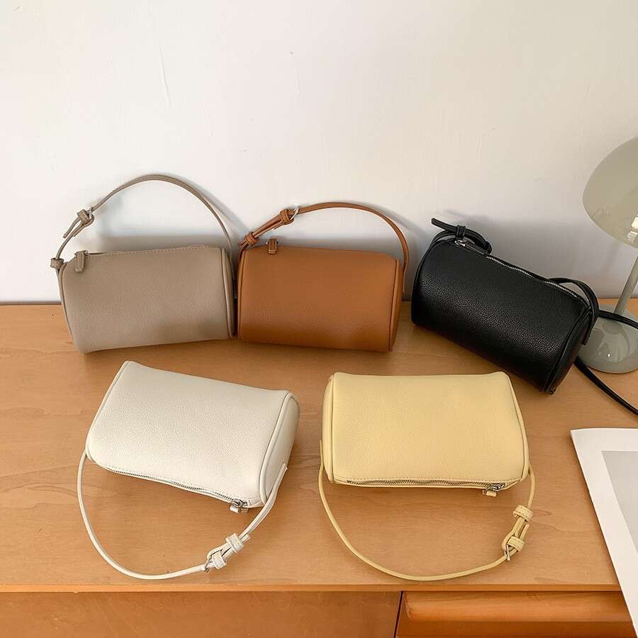 Korean Style New Crossbody For Women, Niche High-End Simple Shoulder Phone Bag, Versatile Horizontal Handbag Small Square Bag B5