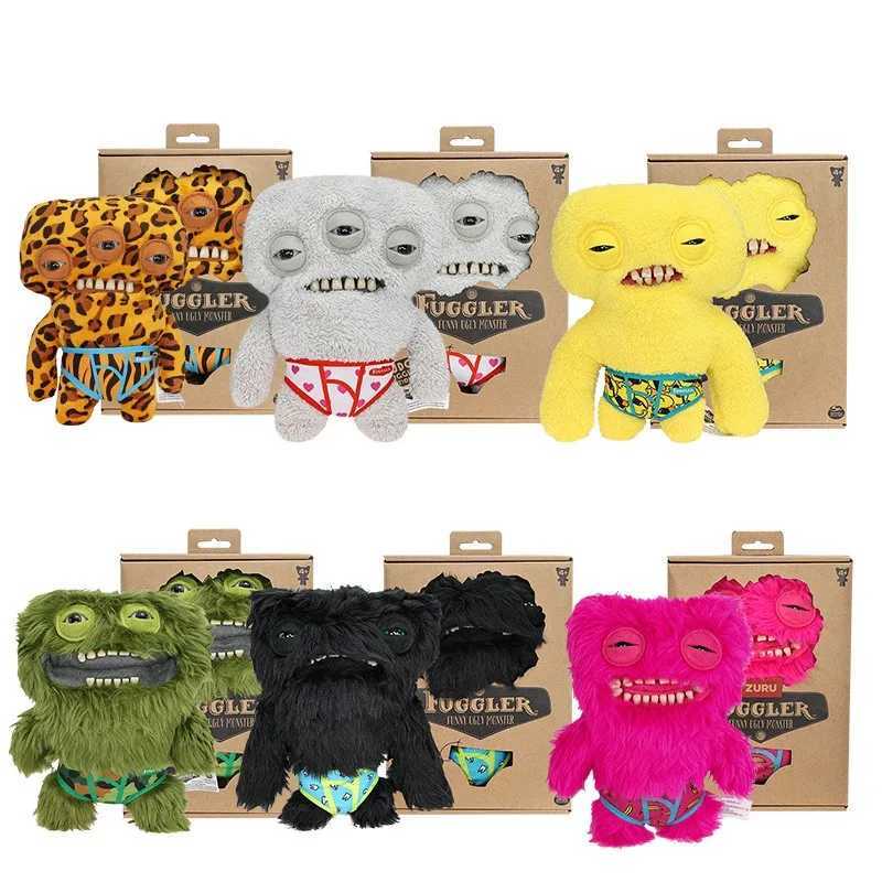 Fuggler WideEyed Tooths Monster Plush Dolls Soft Fuggler Stuffed Pants Gap Toothed McGoo Monstrosi Peluche Birthday Toys Z251024