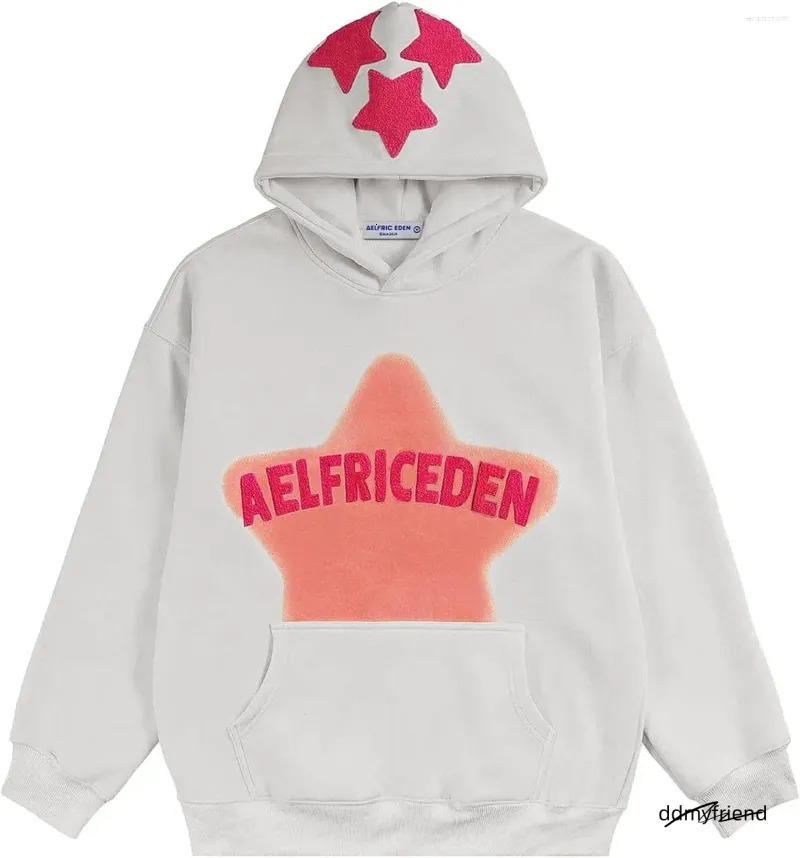Men's Hoodies Spring Hip-Hop Street Graffiti Hoodie For Men Clothes Women Retro Casual Sports Couple Ddmyfriend