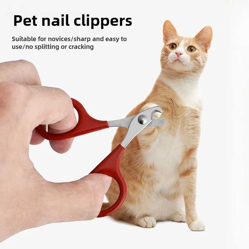 Professional Cat Nail Scissors Pet Dog Nail Clippers Toe Claw Trimmer Pet Grooming Supplies Products for Small Dogs Dog Gadgets Z202510241