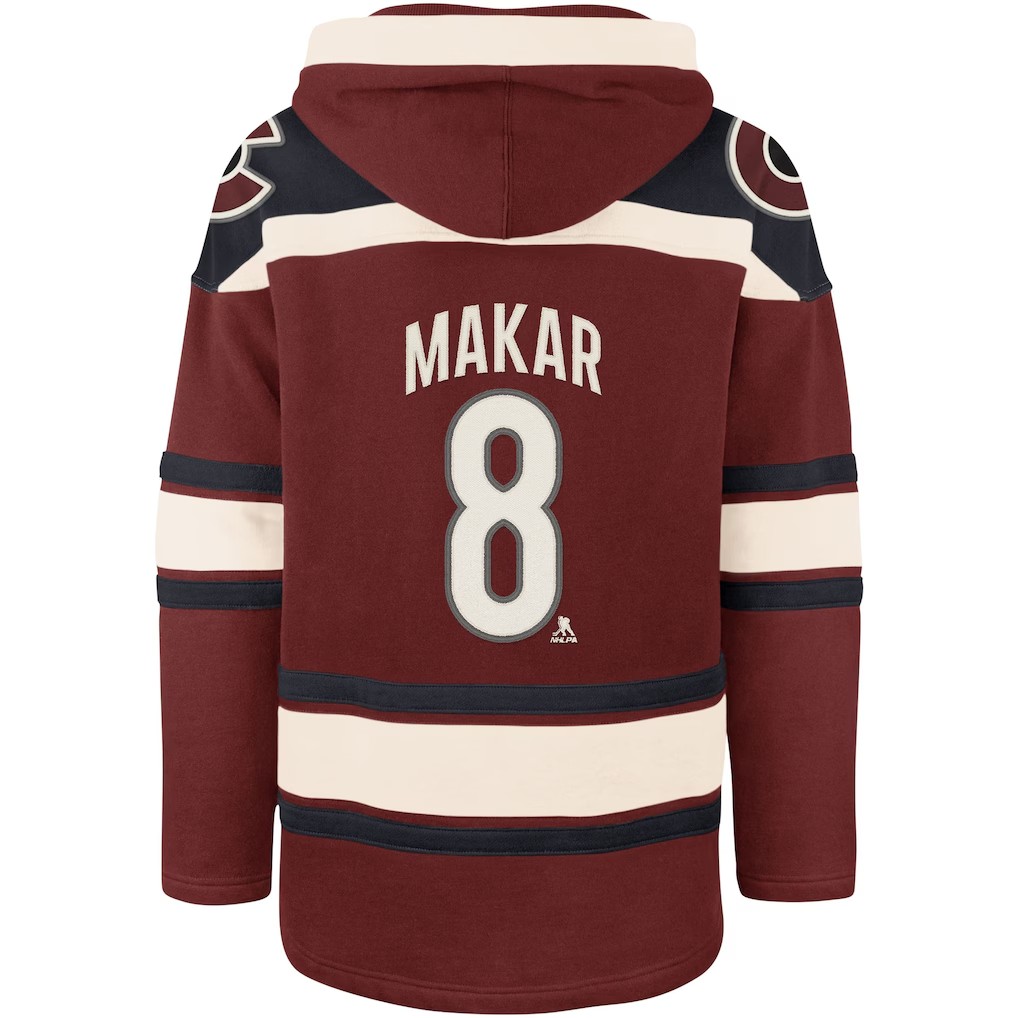 Colorado MacKinnon Makar Custom Hockey Hoodie Sweatshirts Mens Womens Youth