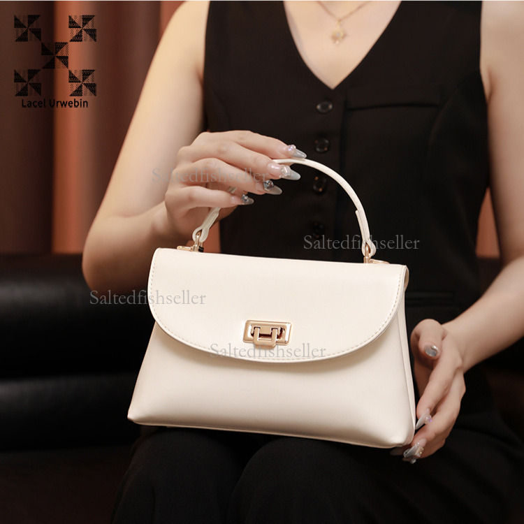 Lacel Urwebin Luxury Designer Women's Shoulder Bag Soft Leather Casual Fashion Japanese Business Handbag Minimalist Trendy Mom Crossbody Bag Phon
