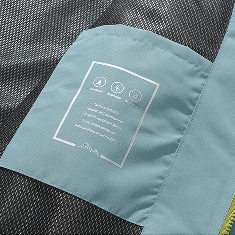 LNGXO Mens Waterproof SingleLayer Windbreaker Hiking Climbing Trekking Jacket Unisex Outdoor Sport Windproof Rain Coat 251018