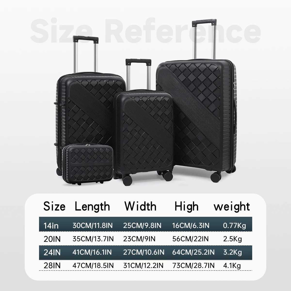 Multifunctional LargeCapacity Cute Trolley Suitcase Silent Universal Wheel Suitcase Student Suitcase Packaging BagW251024
