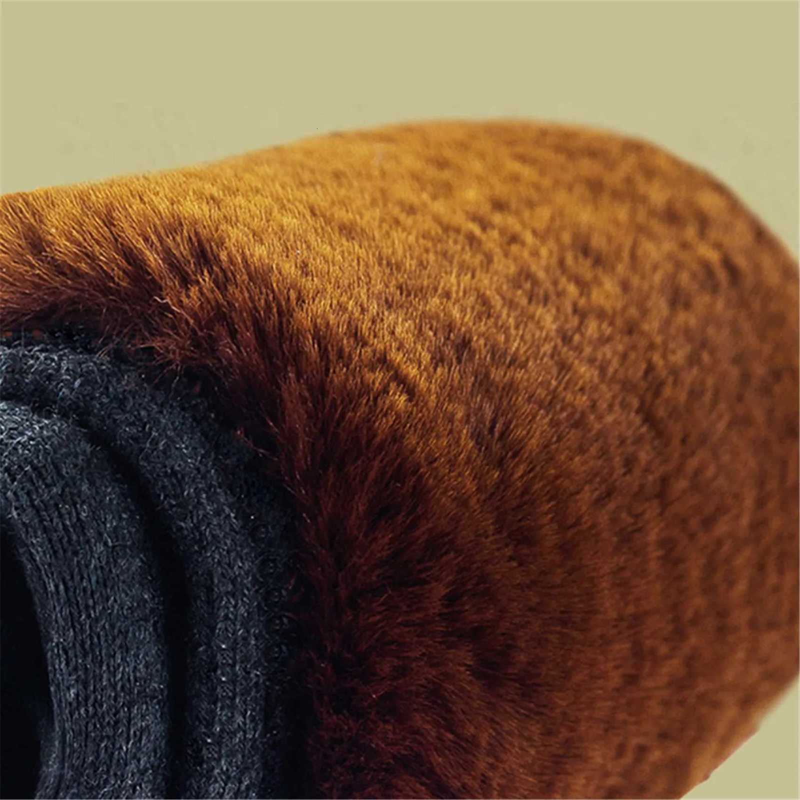 2Pcs Cashmere Pads Winter Warm Men and Women Double Thick Wool Knee Protection Plus Velvet Protective ClothingW251024