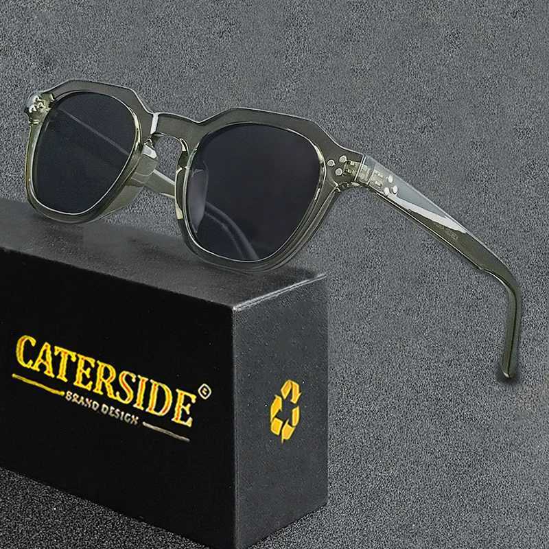 Caterside New Retro Polarized Men Sunglasses Square TR90 Frame Women Sun Glasses Outdoor Driving Fishing High Quality UV400 GiftT251024