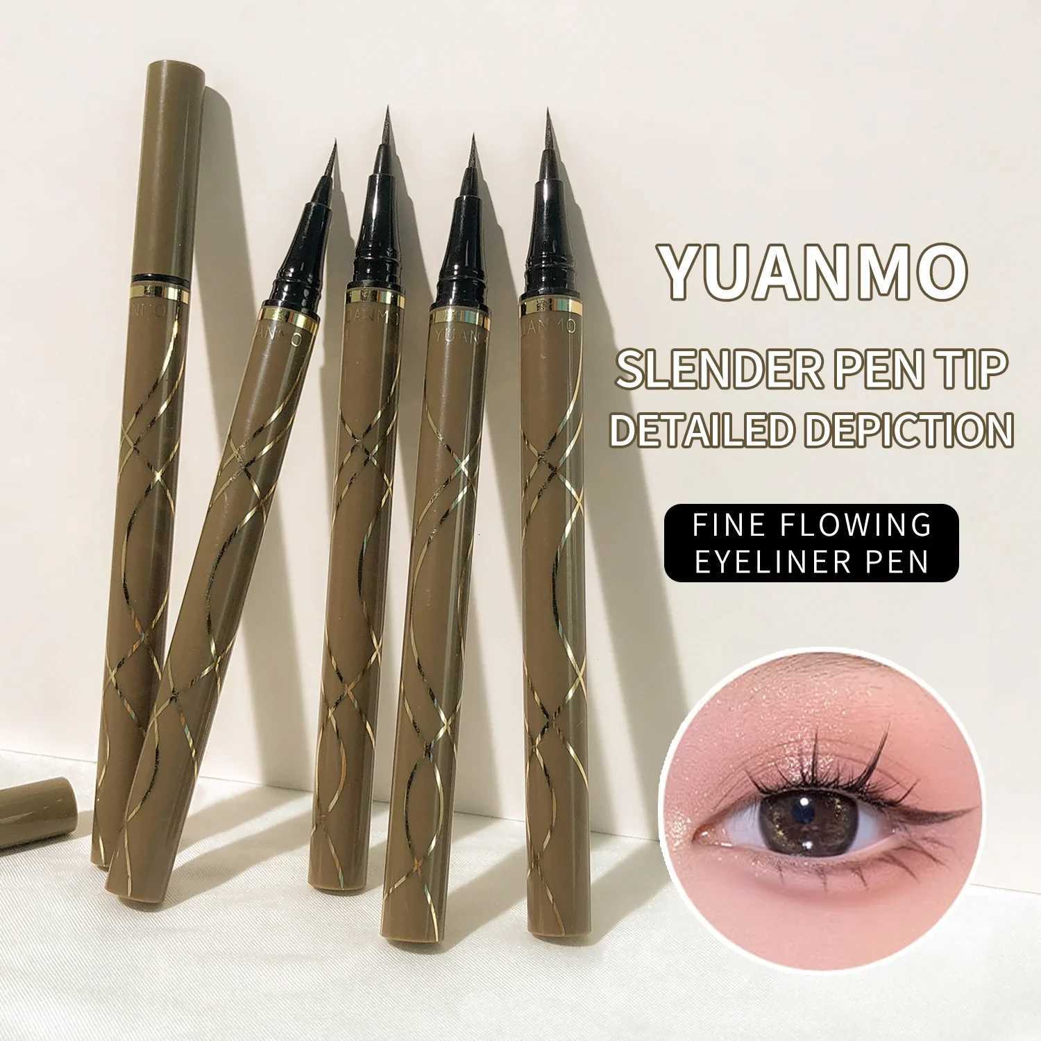 Slim Gel Eyeliner Pen Smooth Waterproof SmudgeProof HighPigment Easy Glide MultiColor LongLasting Eye MakeupL251024