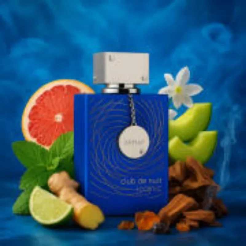 Armaf Club De Nuit Blue Iconic Pheromone Fragrance Arabian Womens Perfume Pheromone Cologne for Man Attract The Opposite Sex W251024