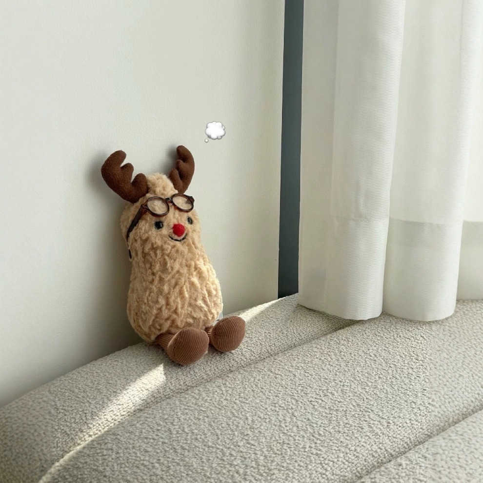 2026 NEW Halloween New Fun Reindeer Peanut Plush Toy Comfort Doll Cute Little Gift UK JC Cyber Monday Online XJ260303 - view 4