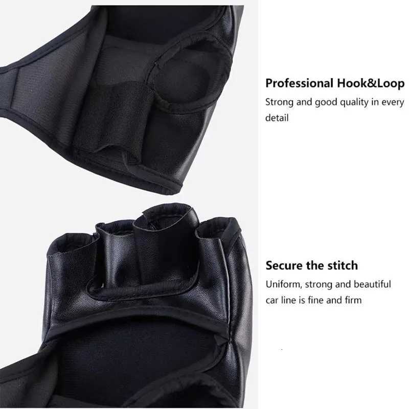Professional Training Gloves Boxing Taekwondo Free Combat Protective Gloves PU Hand Protection Boxing Wraps Y251023