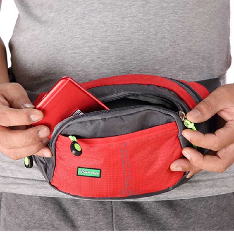 Travel Waist Bag Zipper Outdoor Sports Shoulder Bag Mens and Womens Waterproof Fashion Largecapacity AdjustableL251024