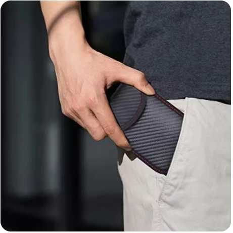 Car Key Signal Blocker Case Faraday Cage Fob Pouch Keyless RFID Blocking Bag car accessories Z251023