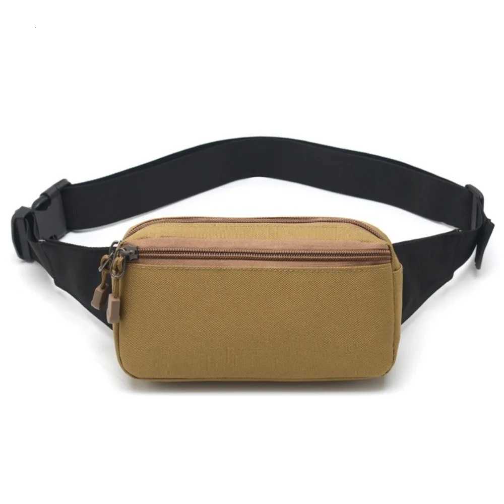 Waterproof Men Sports Waist Bag Zipper Oxford Fashion Chest Bag Lightweight Large Capacity Marathon Running Bag Men WomenL251024