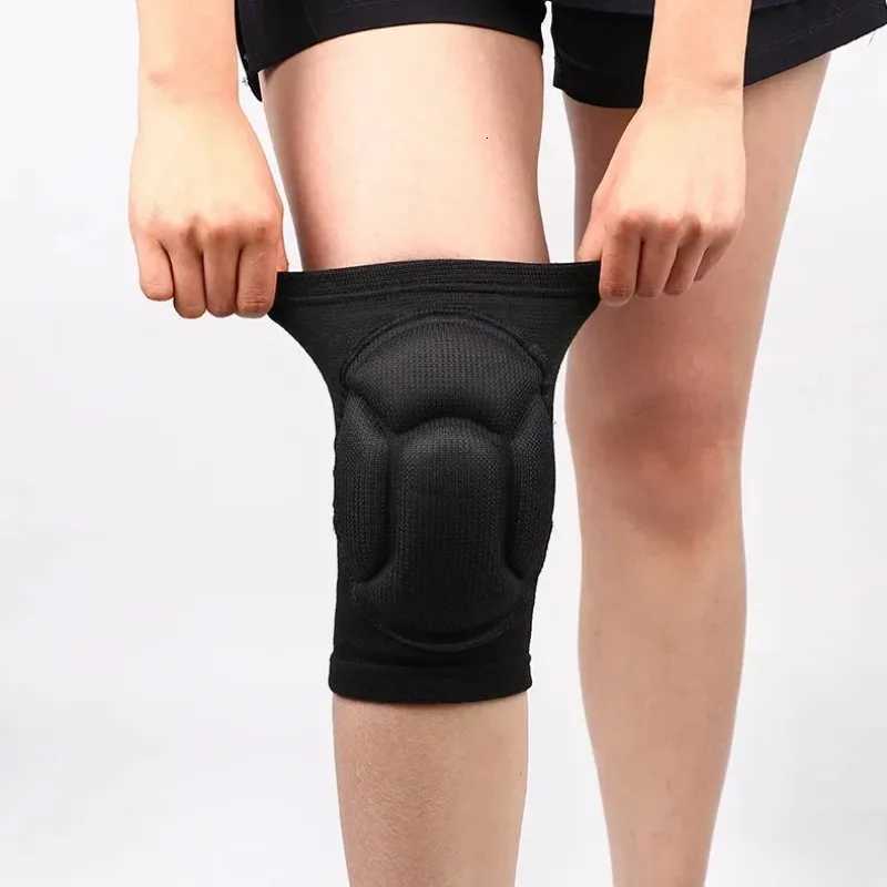Breathable Sports Knee Brace Volleyball Honeycomb Shockproof Knee Pads Collision Elastic Knee Compression Sleeve Protector GearW251024