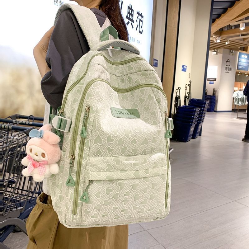 New designer girls' backpacks, fashionable and cute backpacks for middle school students, backpacks for grades three to six in primary school