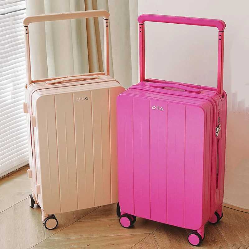 Boarding box 20 inches high appearance level new luggage female small pink suitcase wide male trolley box 24W251024