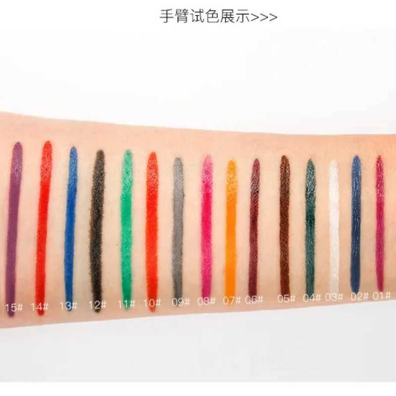 Free Shiping Matte Quick Drying High Pigment Eye Liner Pen Makeup Colorful Liquid Eyeliner Waterproof Long Lasting Liner PencilL251024