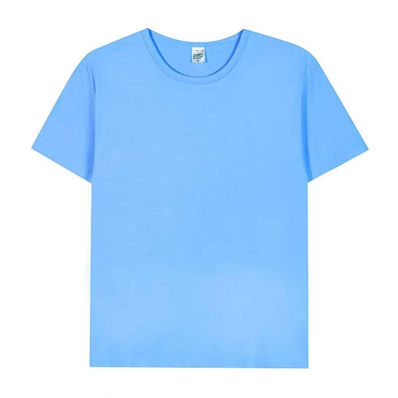 Men's Classic Crew Neck T-Shirt Short Sleeve Regular Fit Heather Gray Basic Tee for Daily Wear GT2-913