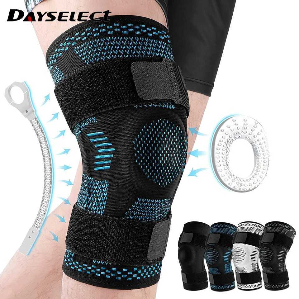 Knee Brace Support Compression Sleeve with Side Stabilizers and Patella Gel for Knee Pain Meniscus Tear ACL MCL Injury RecoveryW251024