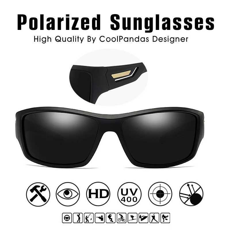 Fashion Windproof Polarized Sunglasses Men Brand Designer Travel Male Mirror Sun Glasses Driving AntiUV Oculos De Sol MasculinoT251024