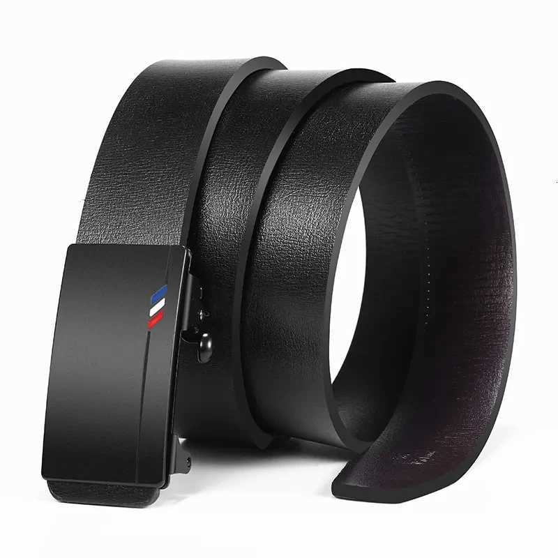 New fashion designer belt for men highquality toothless automatic buckle casual mens business belt W251024