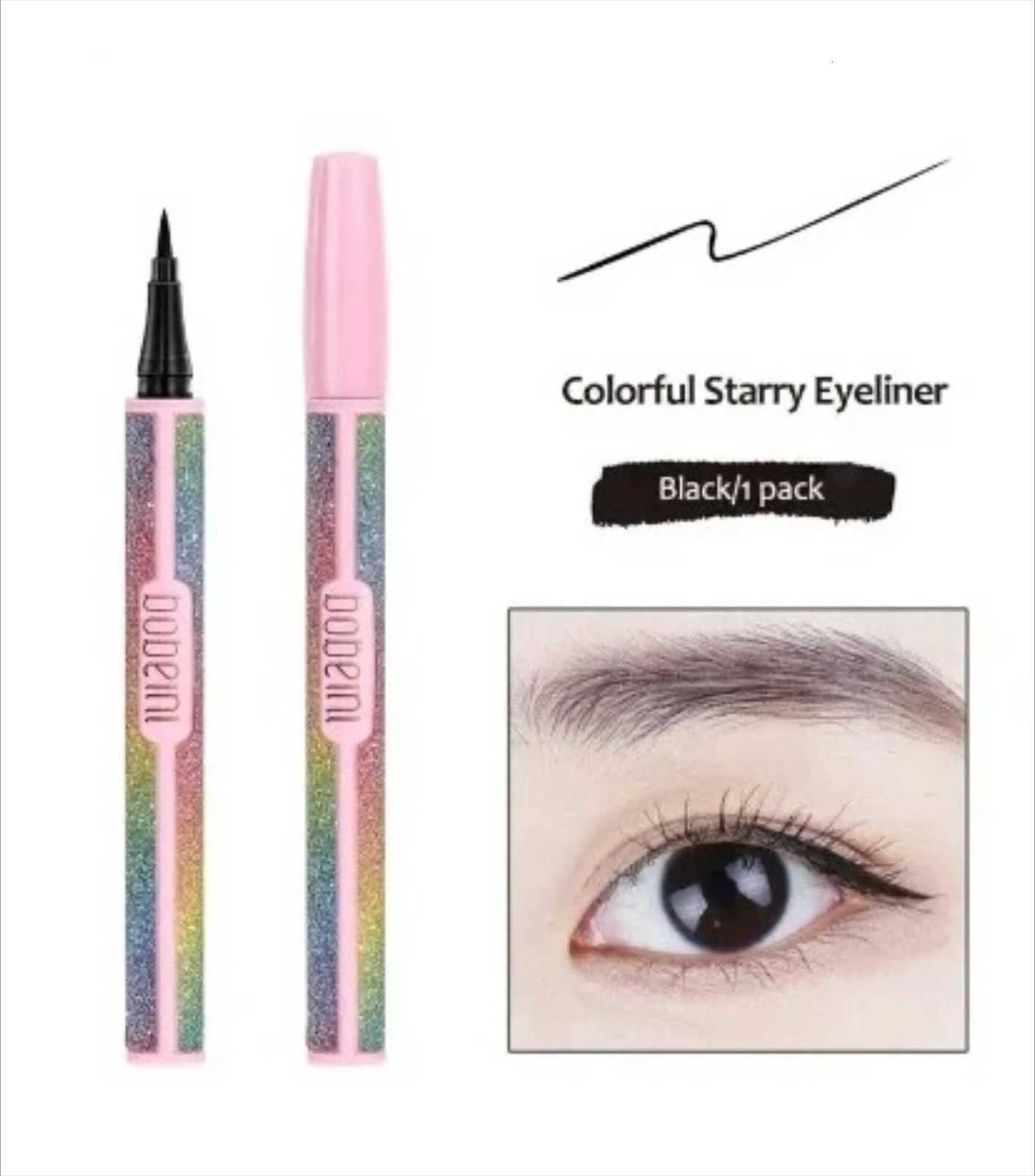 2 Color Long Lasting Liquid Eye Liner Ultrafine Brush Eyeliner Pen Makeup Women Eyeliner Eye Cosmetic Best Waterproof Quick DryL251024