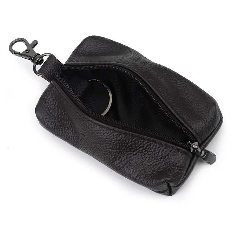 Car Key Case Leather Men Women Wallets Key Holder Housekeeper Covers Zipper Bag Keychain Cover for Keys Organizer Card Bag Gifts Z251023