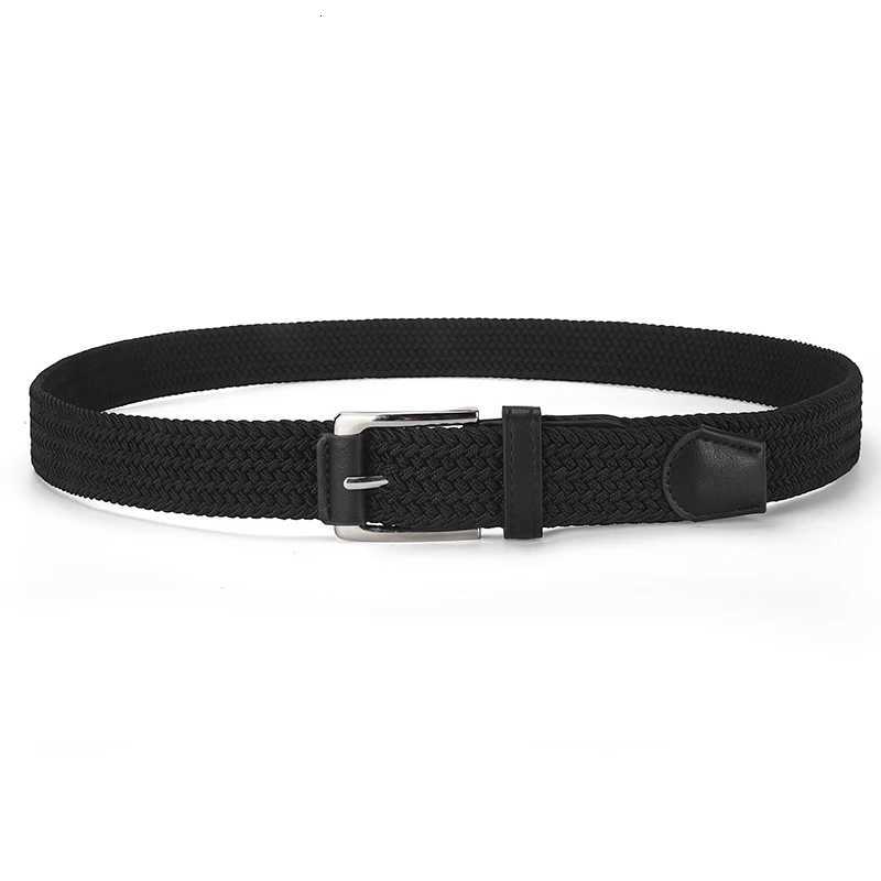 Fashion Retro Mens Pin Buckle Elastic Belt Simple Versatile Sports Belt Trendy Mens Clothing Accessories Wholesale W251024