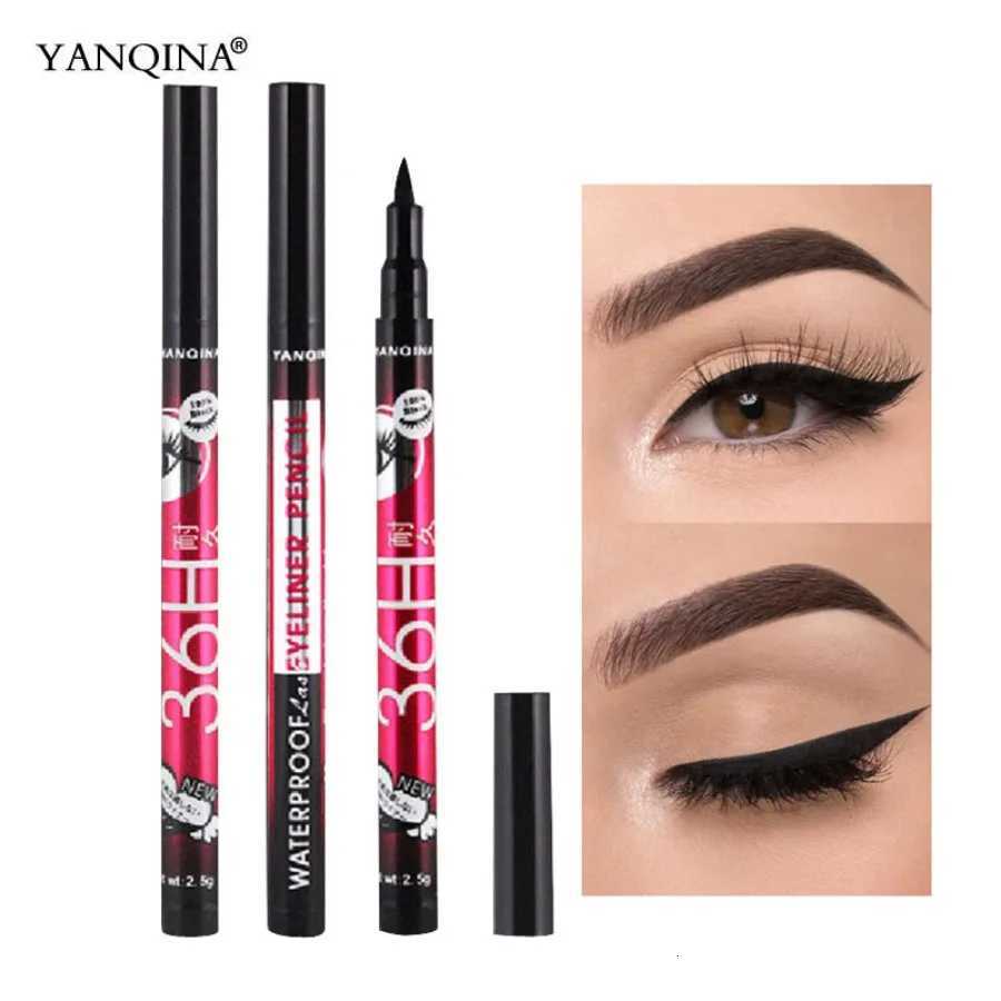 Black Eyeliner Pen Eyes Makeup Waterproof Liquid Eye Liner Pencil Make up Longlasting Eyelid Drawing CosmeticsL251024