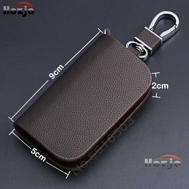 Car Leather Key Case Zipper Key Cover for HAVAL H6 HEV2 PHEV19 PHEV34 GT H5 H2 DARGO M6 Plus Jolion Pro H7 3rd Gen H6 H9 2025 Z251023