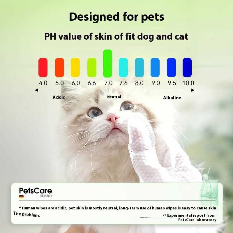 Pet Unwashed Gloves Dog Bath Deodorizing Cat Puppy and Kitten Dry Cleaning Paw Wet Wipes Cleaning Supplies 6 Pieces Z20251024