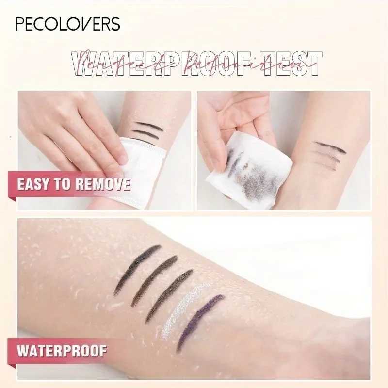 High Pigment Matte Eyeliner Gel Pencil Green Brown White Waterproof Lying Silkworm Pen Soft Eyeliner Lasting Shiny Eye MakeupL251024