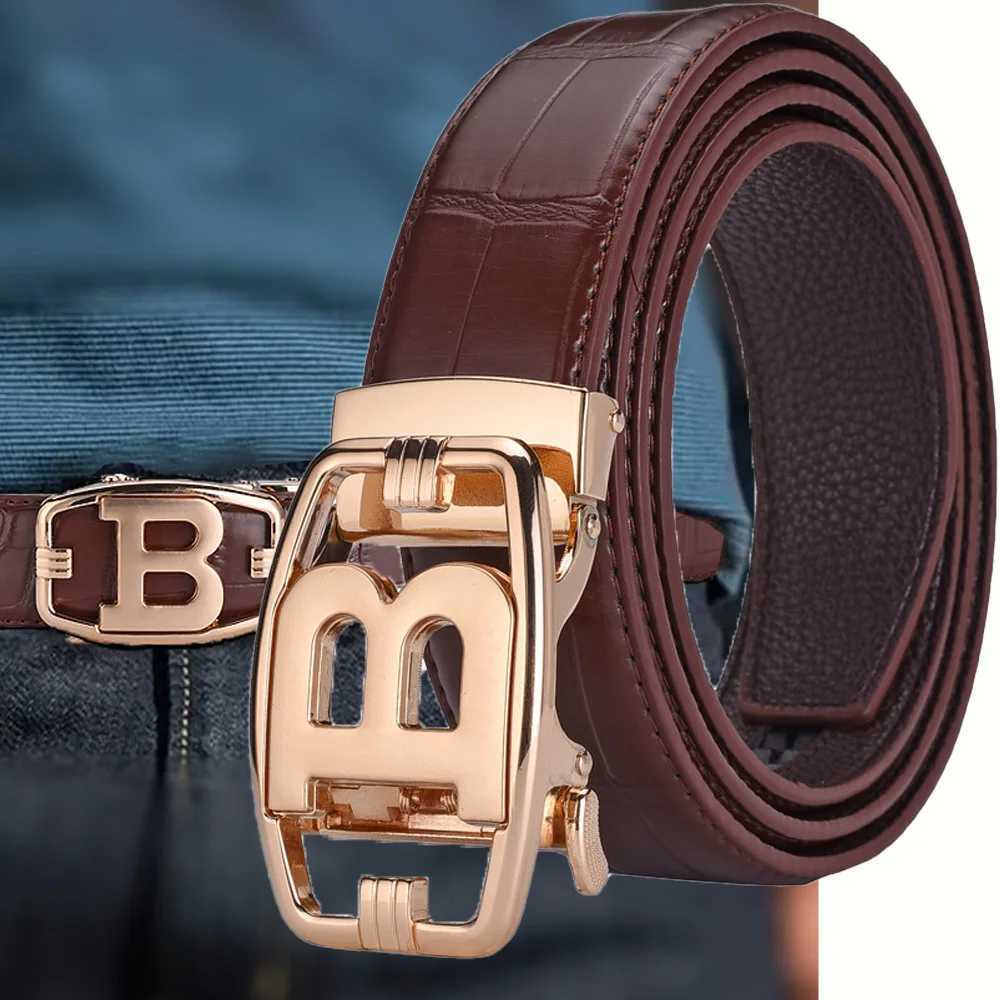 The New Mens Belt PU Belt Business HighQuality Fashion Mens Belt Alloy Automatic Buckle Popular W251024
