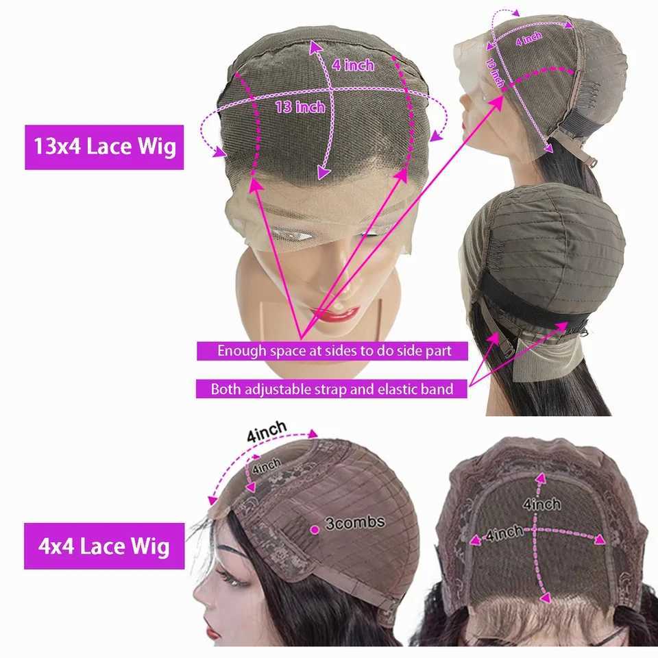 Deep Wave 4 Brown Water Wave Human Hair Bob Wigs 134 Lace Frontal Wigs Human Hair Short Wig Transparent Lace Human Hair Wig W251023