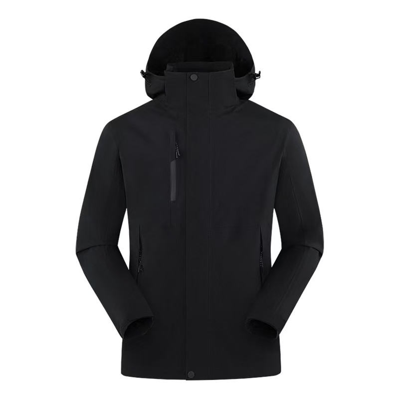 Unisex 3-in-1 Windbreaker Jacket Multiple Colors Available Outdoor Windproof & Warm Detachable Outer Layer