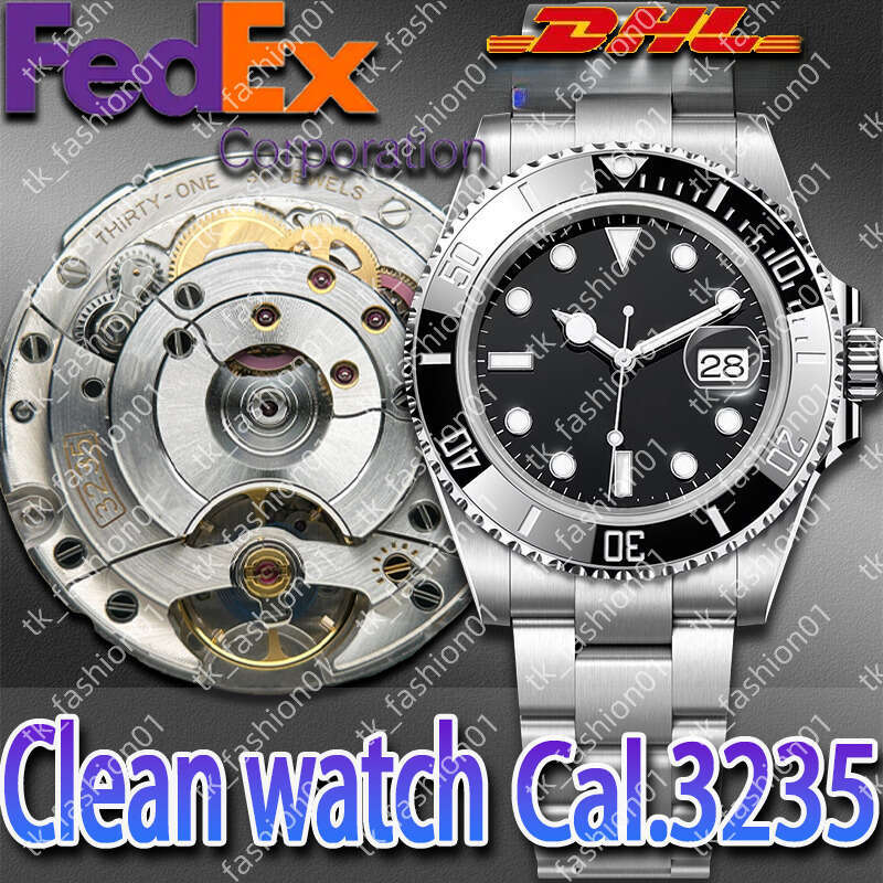 Mens Watch Super Qualtiy Clean Factory Top SUB 126610LN Cal.3135/3235 Automatic nical 904L Sapphire Slip Buckle Fast Logistics Fedex