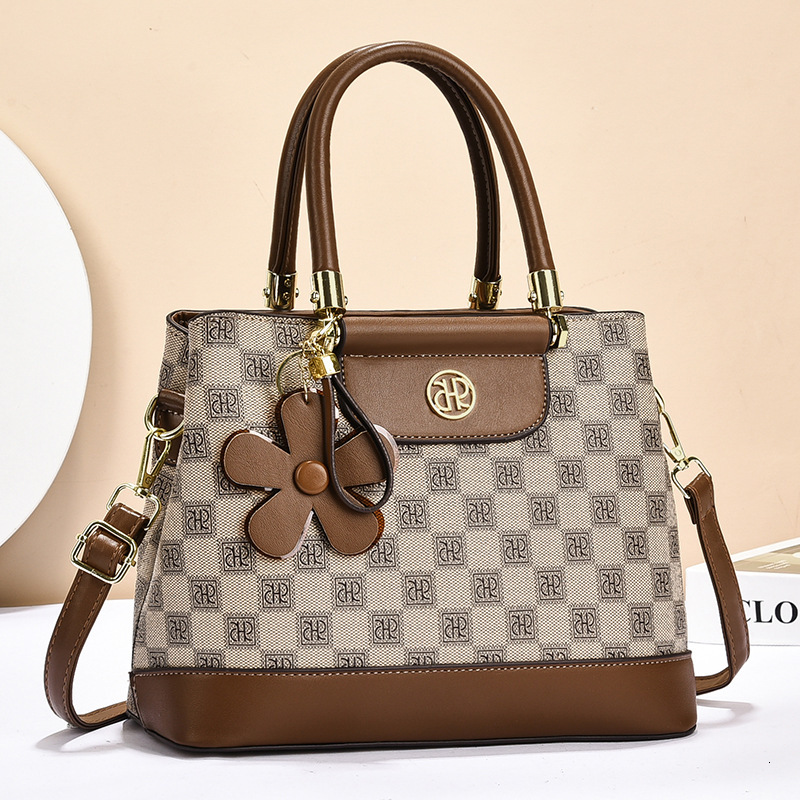 Luxury Brand Designer Bag Mother's Day Handbag Women's Bag 2025 New Model Bag Ladies Bag Large Capacity Middle-Aged Mom Bag Commuting Casual