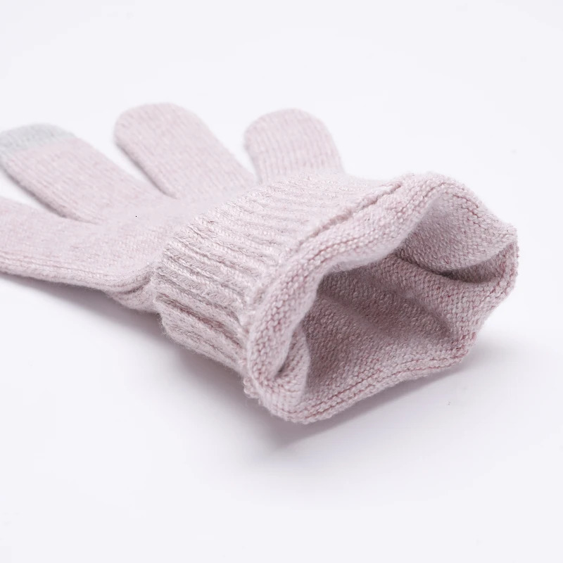 DjzDsm Winter Touch Screen Gloves Mens 100 Merino Wool Gloves MensWomens Soft Warm Elastic Knit Mittens Full Finger 251023