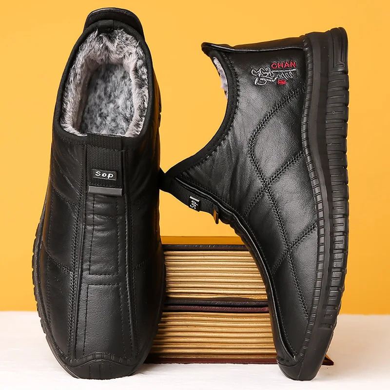 Winter Cotton oes Waterproof Old Beijing Cloth oes Mens MidAged And ly Fathers oes AntiSlip Fce Soft Bot251020