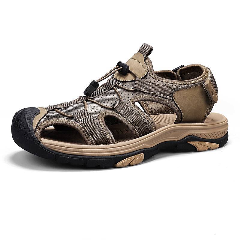 Paul Camel Sandals for Men Summer Breathable Water Shoes Non-Slip Closed-Toe Footwear Ideal for Outdoor Casual Sports & Beach Activities