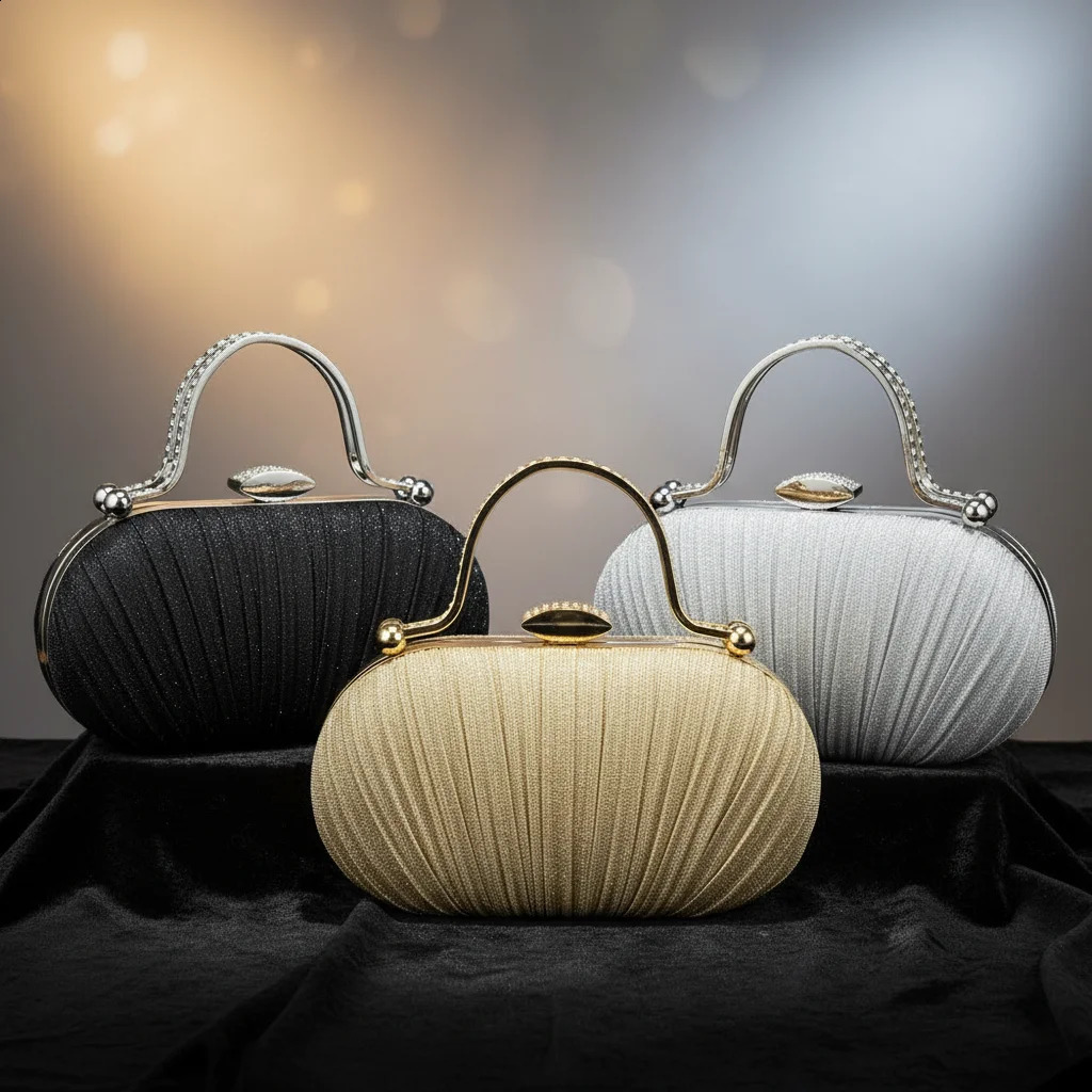 Clutch Bag for Women Sparkling Rhinestone Evening Purse for Wedding Party Banquet Prom Elegant Shoulder Handbag 251023